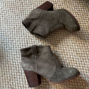 Splendid Suede Heeled Booties